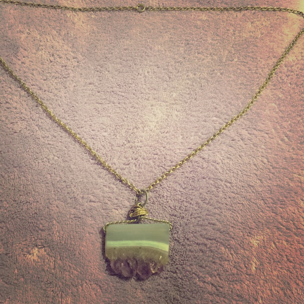 Amethyst necklace